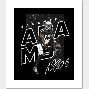 Davante Adams Las Vegas Player Map Posters and Art